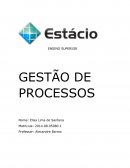 A GESTÃO DE PROCESSOS