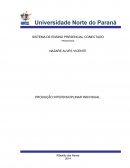 PRODUÇÃO INTERDISCIPLINAR INDIVIDUAL