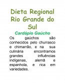DIETA REGIONAL - RIO GRANDE DO SUL