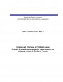 O cenário de atuação das organizações e seus impactos nas práticas/processos de Gestão de Pessoas.