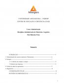 Administração de Materiais e Logística