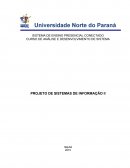 CURSO DE ANÁLISE E DESENVOLVIMENTO DE SISTEMA PROJETO DE SISTEMAS DE INFORMAÇÃO II