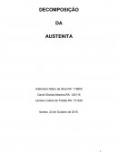 Decomposição da Austenita