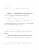 Psicologia da Educação