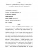 PADRONIZAÇÃO DE PROCESSOS EM UM SETOR DE PRODUÇÃO DE MATERIAIS METÁLICOS PARA CURSOS DE SOLDAGEM