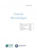 Trabalho de controle microbiologico