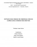 ESTUDO DAS ONDAS DE ENERGIA COM AS CORES DAS CHAMAS NOS METAIS