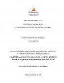 PROJETO INTERDISCIPLINAR APLICADO AOS CURSOS SUPERIORES DE TECNOLOGIA (PROINTER II) – RELATÓRIO PARCIAL