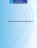 EasyLoading - escopo de projeto sobre o sistema de transporte público