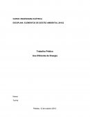 Trabalho Eficiência Energética