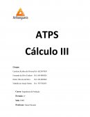 ATPS - Cálculo III