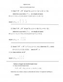 Álgebra Linear Conteúdo para as aulas
