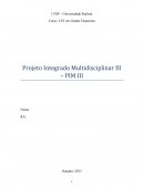 Projeto Integrado Multidisciplinar III – PIM III