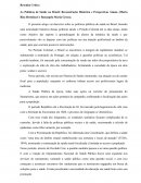 Resenha critica:As Políticas de Saúde no Brasil: Reconstrução Histórica e Perspectivas Atuais. (Maria Rita Bertolozzi e Rosangela Maria Greco).