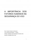 A importância dos fatores humanos na aviação