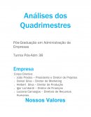 Análise dos Quadrimestre - Apresentação