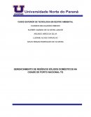 Gerenciamento de resíduos solidos domesticos