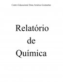 Relatorio de quimica