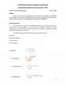 3º relatório de quimica organica experimental I - UFRJ