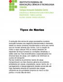 OS TIPOS DE NAVIOS