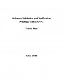 Software Validation and Verification