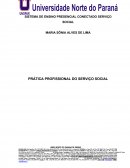 PRÁTICA PROFISSIONAL DO SERVIÇO SOCIAL