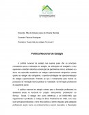 POLITICA NACIONAL DE ESTÁGIO