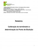 Relatório de Destilações