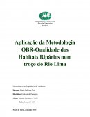 Aplicação da Metodologia QBR-Qualidade dos Habitats Ripários num troço do Rio Lima