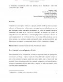 O PROCESSO ADMINISTRATIVO DE SEPARAÇÃO E DIVÓRCIO: ASPECTOS GERAIS DA LEI