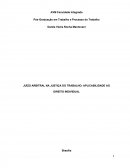 JUÍZO ARBITRAL NA JUSTIÇA DO TRABALHO: APLICABILIDADE AO DIREITO INDIVIDUAL