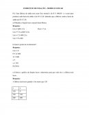 EXERCÍCIO DE FIXAÇÃO – MODELO LINEAR