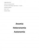 Anomia, heteronomia, autonomia