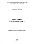 MAXIMOS E MINIMOS: PROBLEMAS DE OTIMIZAÇÃO