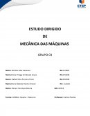 MECÂNICA DAS MÁQUINAS