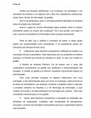 Eletronic Cia: Analise das Principais Deficiências e as Mudanças nas Atividades