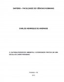 A CAATINGA:PERCEPÇÃO AMBIENTAL E INTERVENÇÃO PRATICA EM UMA ESCOLA DO CARIRI PARAIBANO