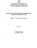 ATIVIDADE PRÁTICA SUPERVISONADA DE ADMINISTRAÇÃO