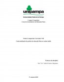 Prática Componente Curricular VIII Contextualização da prática da educação física no ensino médio