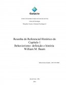 Resenha capítulo Compreendendo o behaviorismo