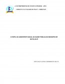 O PAPEL DO ASSISTENTE SOCIAL NA SAÚDE PÚBLICA NO MUNICÍPIO DE BATALHA-PI
