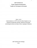 IMPLEMENTAÇÃO DE UM ERP E BANCO DE DADOS INTEGRADO COM AS DISCIPLINAS DE MATEMÁTICA APLICADA E AFINS