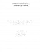 ATIVIDADE PRÁTICA SUPERVISIONADA DA DISCIPLINA DE ADMINISTRAÇÃO DE RECURSOS HUMANOS.