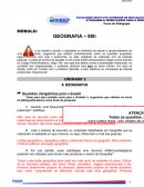 Dossiê de Geografia