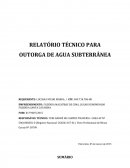 RELATÓRIO TÉCNICO