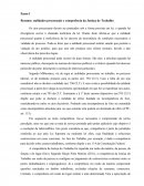 Nulidades processuais e competência da Justiça de Trabalho