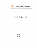 Programa de Graduação do Curso de Gestão da Produção Industrial