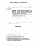 Resumo BACTÉRIAS GRAM NEGATIVAS NÃO FERMENTADORAS, ENTEROBACTÉRIAS e TUBERCULOSE