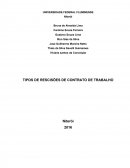 TIPOS DE RESCISÕES DE CONTRATO DE TRABALHO