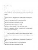 Exercicio Resolvido Historia da Psiologia